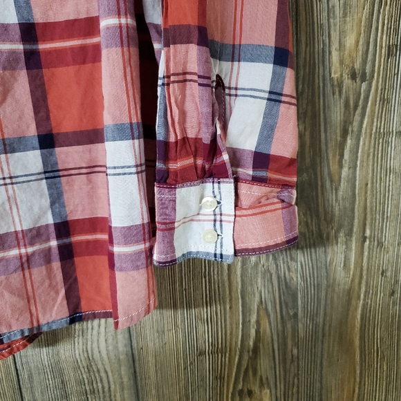 St. Johns Bay Plaid Button Down - Picture 4 of 6